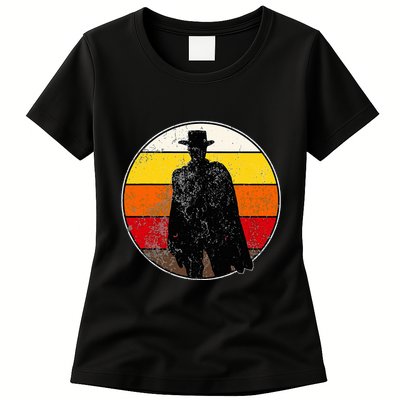 Retro Vintage Cowboy Outlaw Western Womens T-Shirt