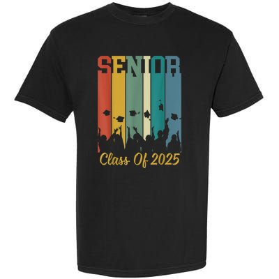 Retro Vintage Class Of 2025 Senior 2025 Graduation 2025 Garment-Dyed Heavyweight T-Shirt