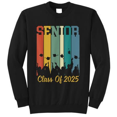 Retro Vintage Class Of 2025 Senior 2025 Graduation 2025 Sweatshirt
