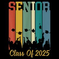 Retro Vintage Class Of 2025 Senior 2025 Graduation 2025 Bag