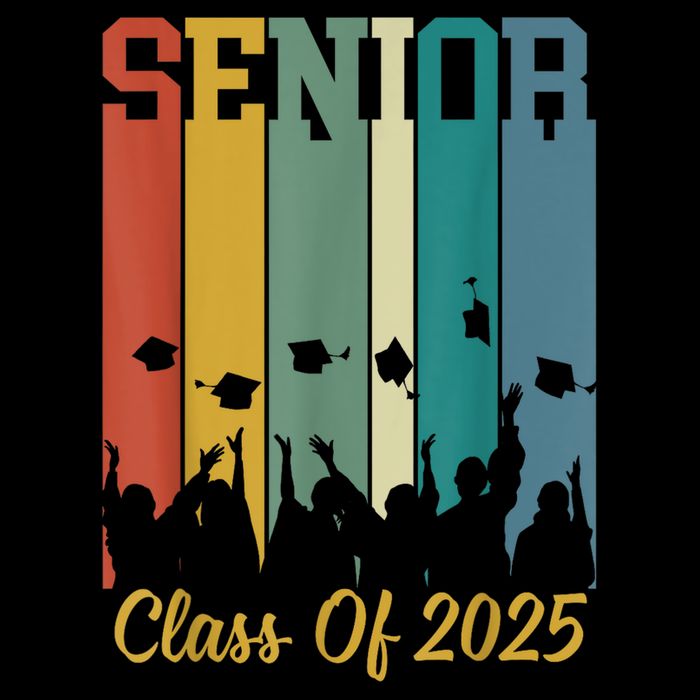 Retro Vintage Class Of 2025 Senior 2025 Graduation 2025 Bag