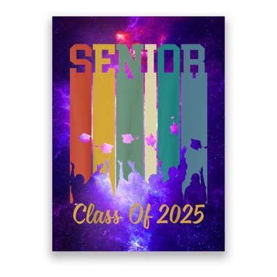 Retro Vintage Class Of 2025 Senior 2025 Graduation 2025 Poster