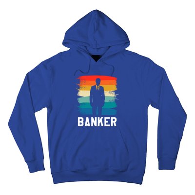 Retro Vintage Classic Banker Banking Gift Hoodie