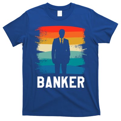 Retro Vintage Classic Banker Banking Gift T-Shirt