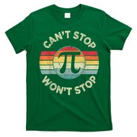 Retro Vintage Can'T Stop Pi Won'T Stop Pi Day Math Teachers T-Shirt