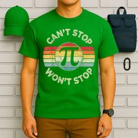 Retro Vintage Can'T Stop Pi Won'T Stop Pi Day Math Teachers T-Shirt