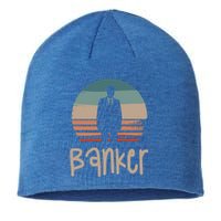 Retro Vintage Classic Banker Banking Gift Sustainable Beanie