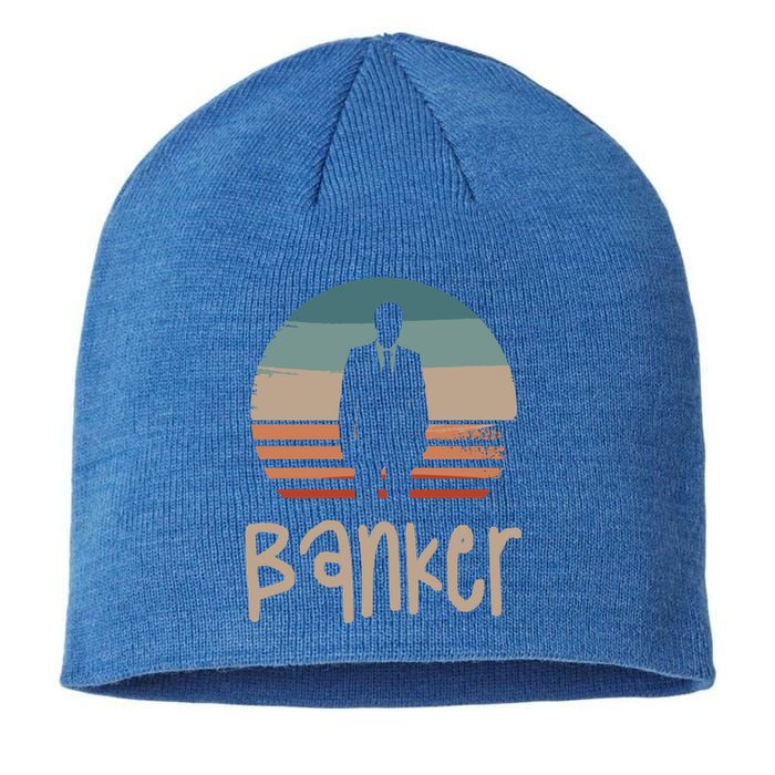 Retro Vintage Classic Banker Banking Gift Sustainable Beanie