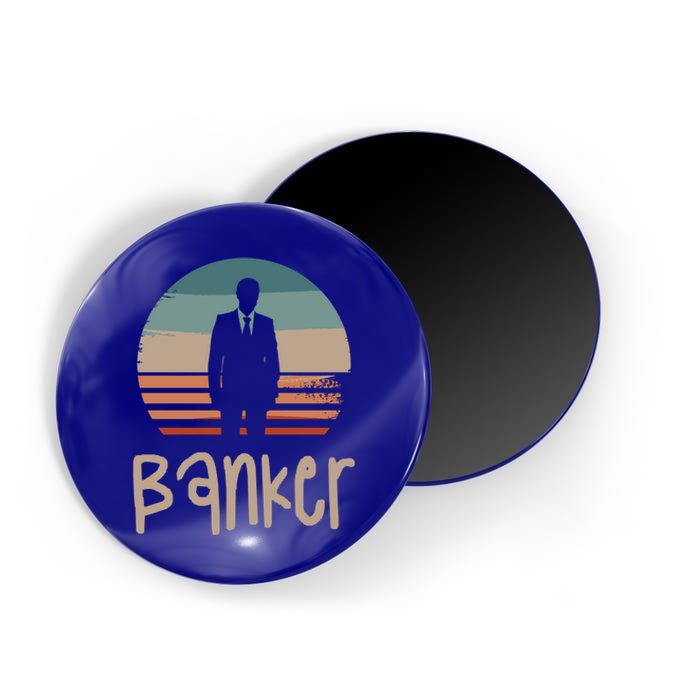 Retro Vintage Classic Banker Banking Gift Magnet