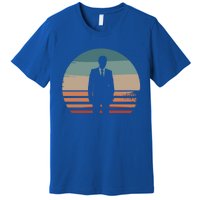 Retro Vintage Classic Banker Banking Gift Premium T-Shirt