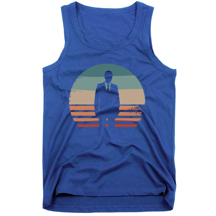 Retro Vintage Classic Banker Banking Gift Tank Top