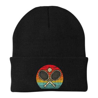 Retro Vintage Crossed Tennis Racket Sports Lover Beanie