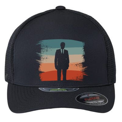 Retro Vintage Classic Banker Banking Gift Flexfit Unipanel Trucker Cap