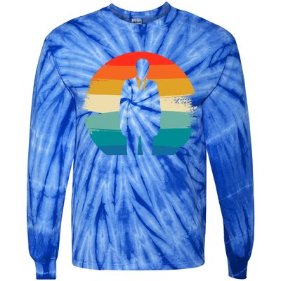 Retro Vintage Classic Banker Banking Gift Tie-Dye Long Sleeve Shirt