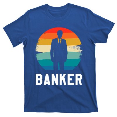 Retro Vintage Classic Banker Banking Cute Gift T-Shirt