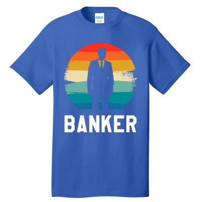 Retro Vintage Classic Banker Banking Cute Gift Tall T-Shirt