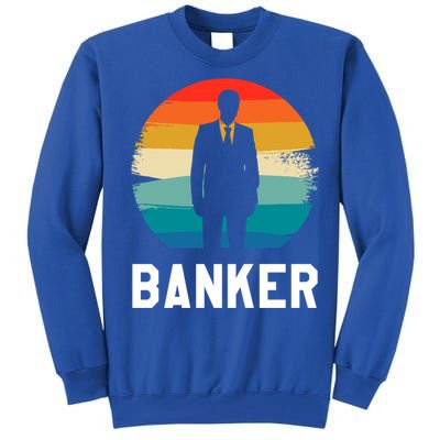 Retro Vintage Classic Banker Banking Cute Gift Tall Sweatshirt