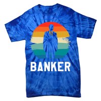 Retro Vintage Classic Banker Banking Cute Gift Tie-Dye T-Shirt