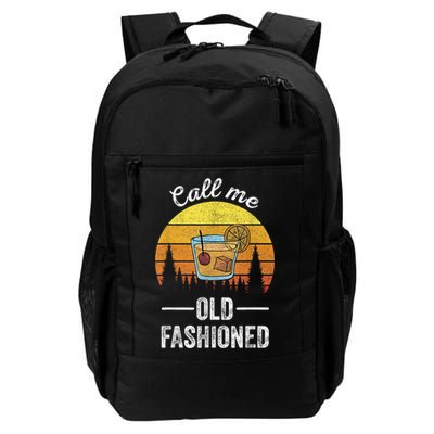 Retro Vintage Call Me Old Fashioned Whiskey Wisconsin Funny Backpack