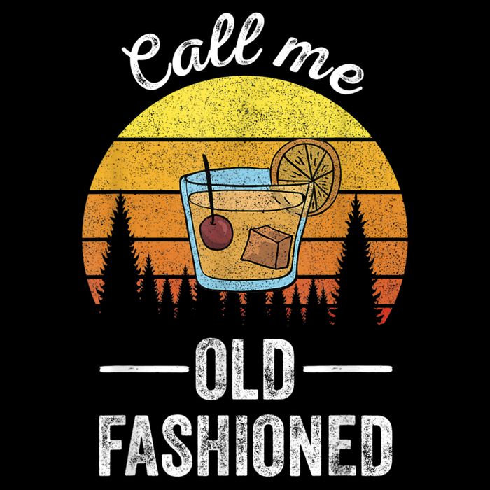 Retro Vintage Call Me Old Fashioned Whiskey Wisconsin Funny Poster