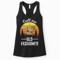 Retro Vintage Call Me Old Fashioned Whiskey Wisconsin Funny Womens Tank Top