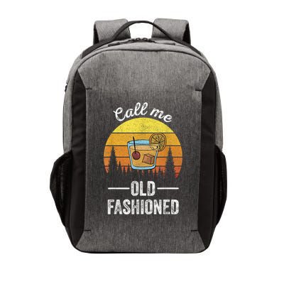 Retro Vintage Call Me Old Fashioned Whiskey Wisconsin Funny Vector Backpack