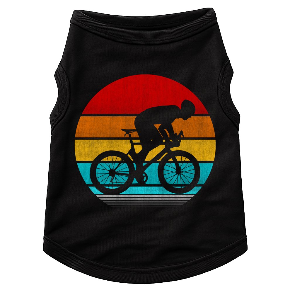 Retro Vintage Cycling Doggie Tank