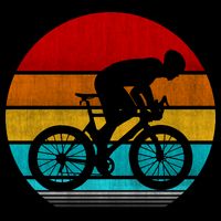 Retro Vintage Cycling Cooling Performance Crew T-Shirt