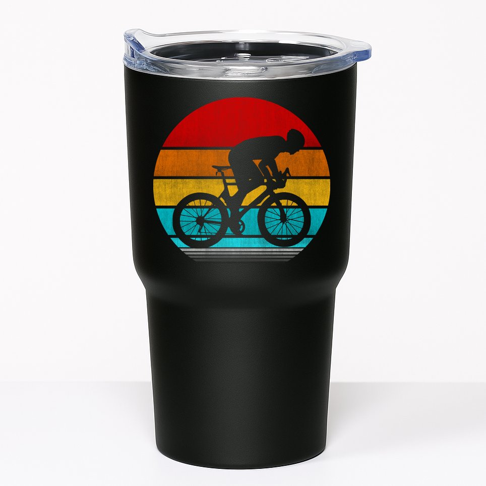 Retro Vintage Cycling Tumbler
