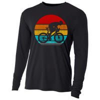 Retro Vintage Cycling Cooling Performance Long Sleeve Crew