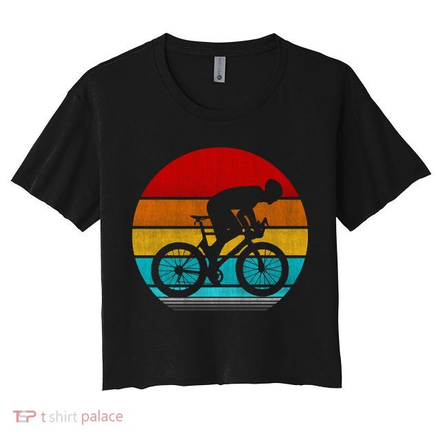 Retro Vintage Cycling Crop Top