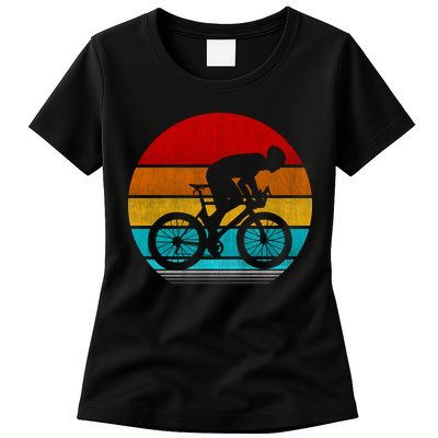 Retro Vintage Cycling Womens T-Shirt