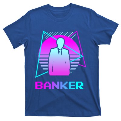 Retro Vintage Classic Banker Banking Gift T-Shirt