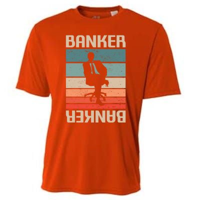 Retro Vintage Classic Banker Banking Funny Gift Cooling Performance Crew T-Shirt