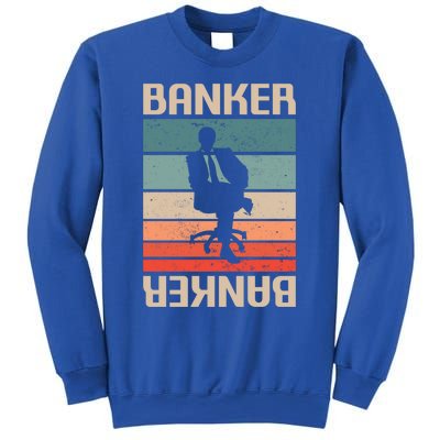 Retro Vintage Classic Banker Banking Funny Gift Sweatshirt