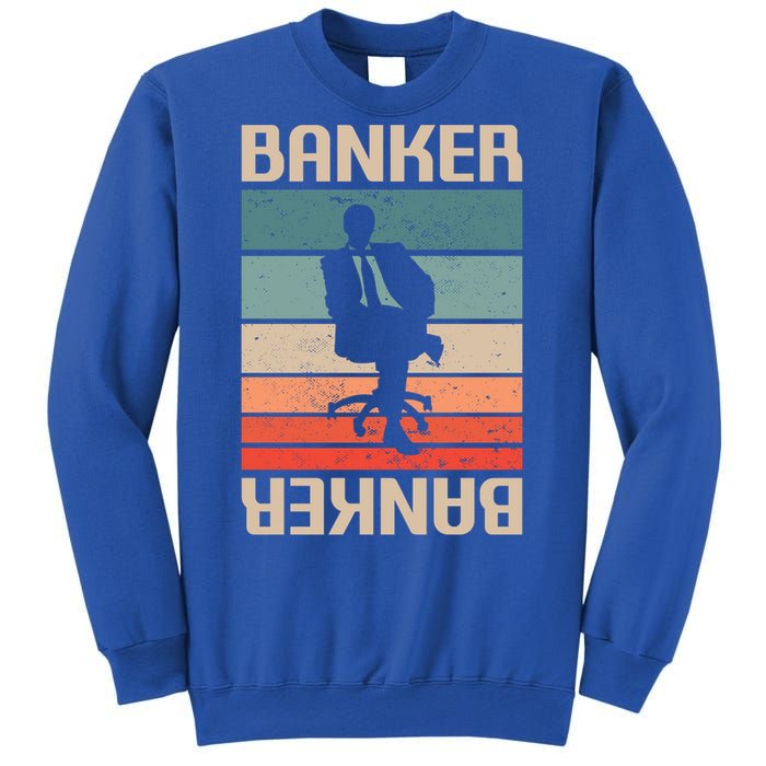 Retro Vintage Classic Banker Banking Funny Gift Sweatshirt