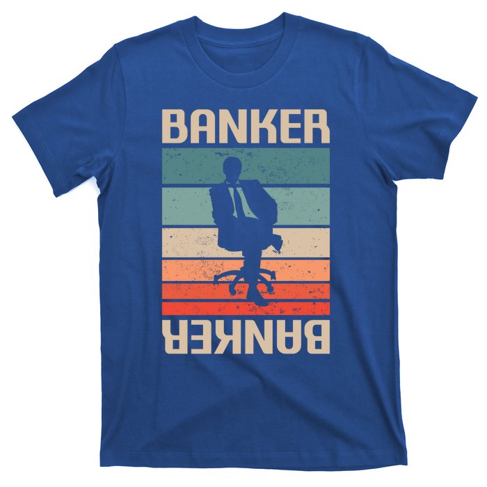 Retro Vintage Classic Banker Banking Funny Gift T-Shirt