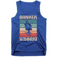 Retro Vintage Classic Banker Banking Funny Gift Tank Top