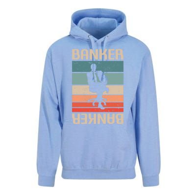 Retro Vintage Classic Banker Banking Funny Gift Unisex Surf Hoodie