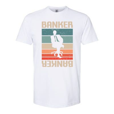 Retro Vintage Classic Banker Banking Funny Gift Softstyle CVC T-Shirt