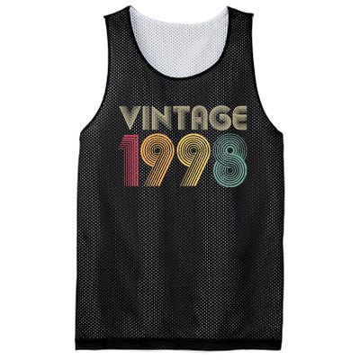 Retro Vintage Classic 1998 Birthday Gift Mesh Reversible Basketball Jersey Tank