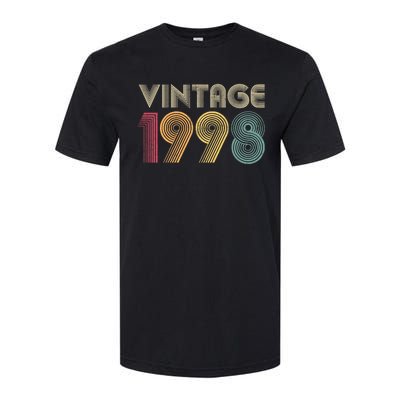 Retro Vintage Classic 1998 Birthday Gift Softstyle CVC T-Shirt