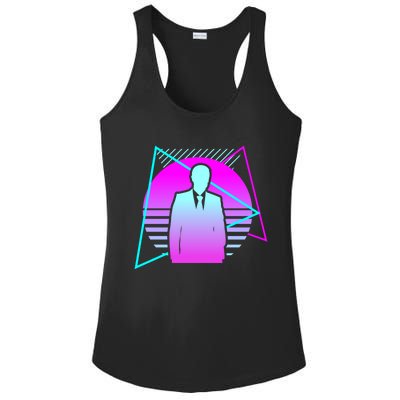 Retro Vintage Classic Banker Banking Gift Ladies PosiCharge Competitor Racerback Tank