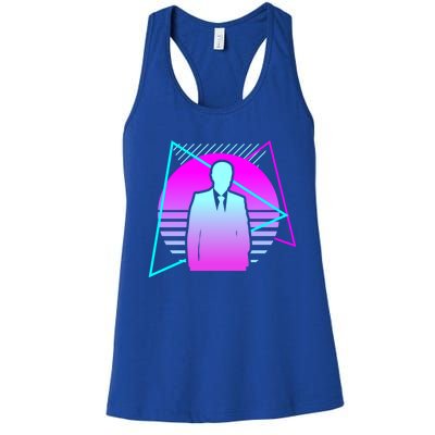 Retro Vintage Classic Banker Banking Gift Women's Racerback Tank