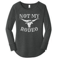 Retro Vintage Country Music Not My First Rodeo Women's Perfect Tri Tunic Long Sleeve Shirt