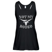 Retro Vintage Country Music Not My First Rodeo Ladies Essential Flowy Tank