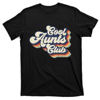 Retro Vintage Cool Aunts Club Groovy Aunt Mothers Day T-Shirt