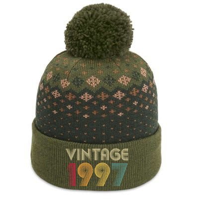 Retro Vintage Classic 1997 27th Birthday Gift 27 Years Old The Baniff Cuffed Pom Beanie