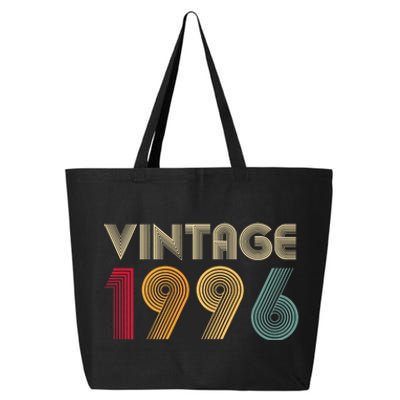 Retro Vintage Classic 1996 28th Birthday Gift 28 Years Old 25L Jumbo Tote