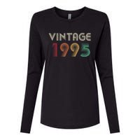 Retro Vintage Classic 1995 29th Birthday Gift 29 Years Old Womens Cotton Relaxed Long Sleeve T-Shirt